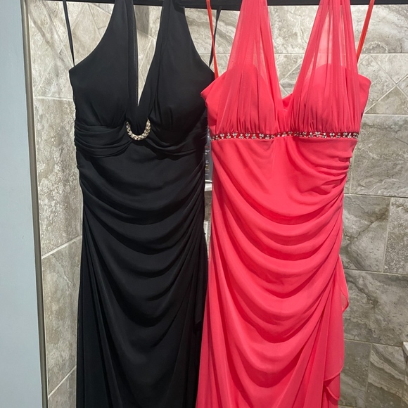 Long Black Elegant Dress- Sexy - Picture 3 of 3